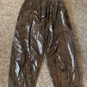 SAMSOE Paloma leather Trousers